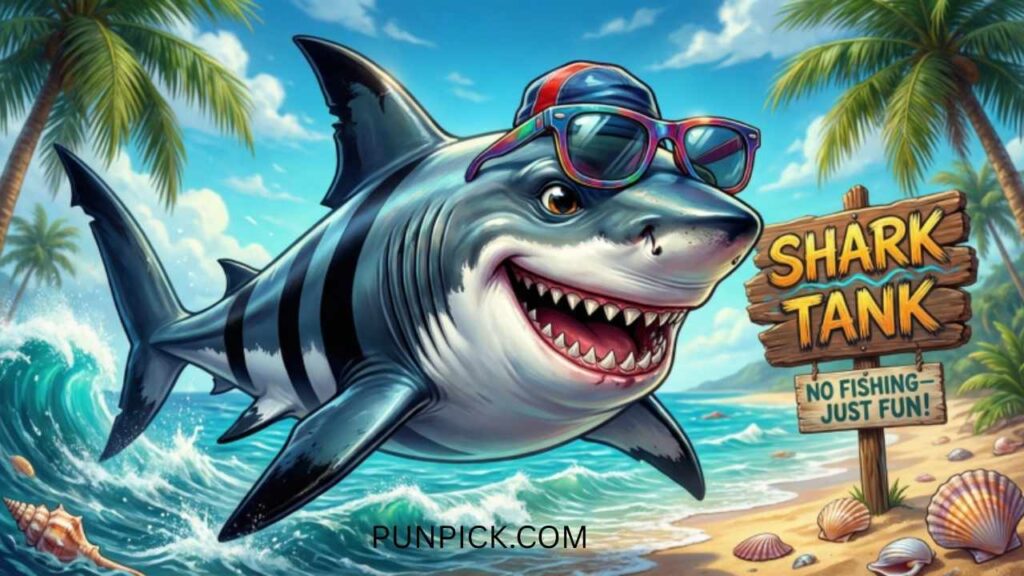 Beach and Ocean-Themed Shark Puns