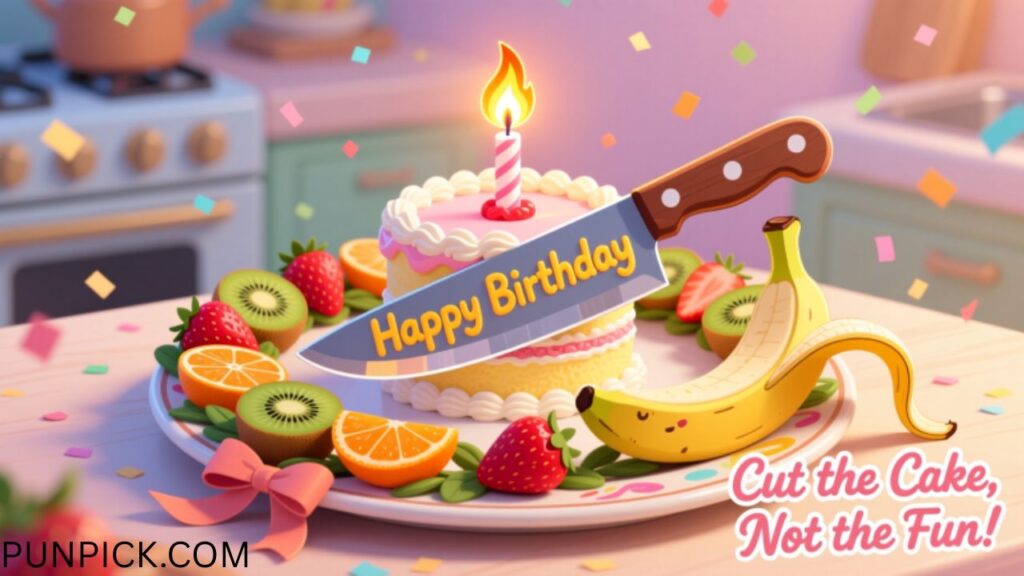 Birthday-Themed Knife Puns 