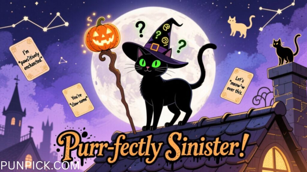 Cat Witch Puns
