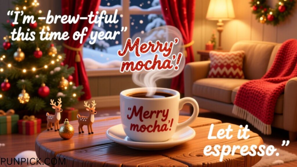 Christmas Coffee Puns