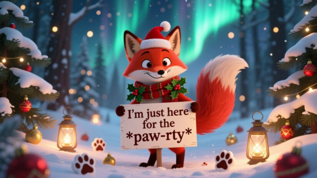 Christmas Fox Puns