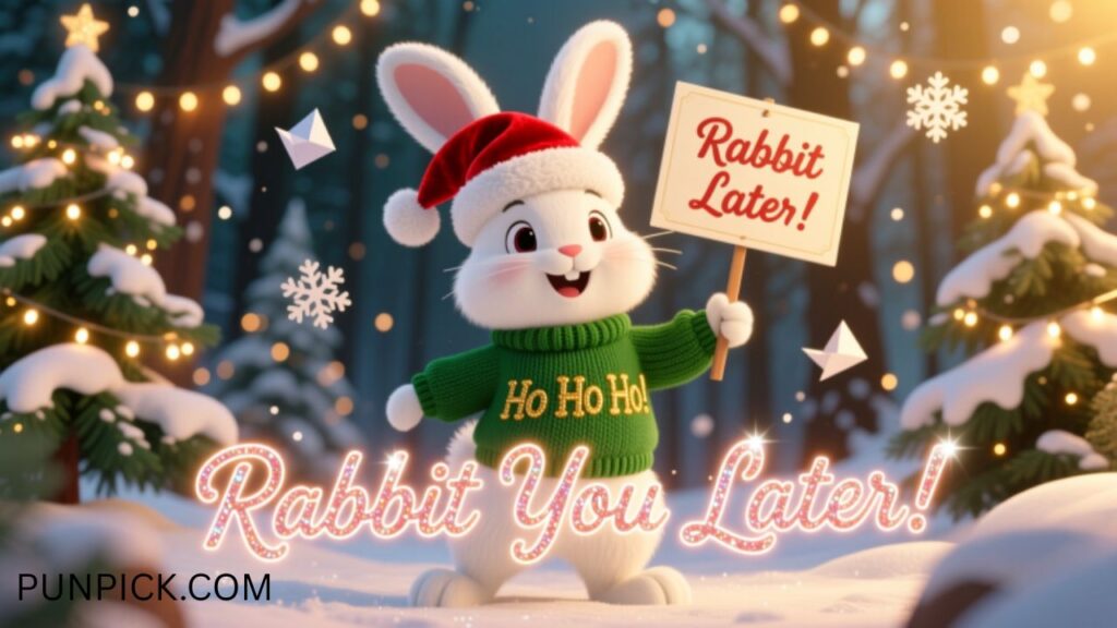 Christmas Rabbit Puns