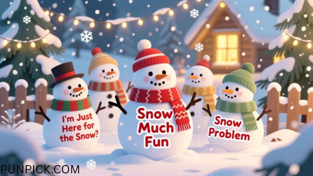 Christmas Snow Puns