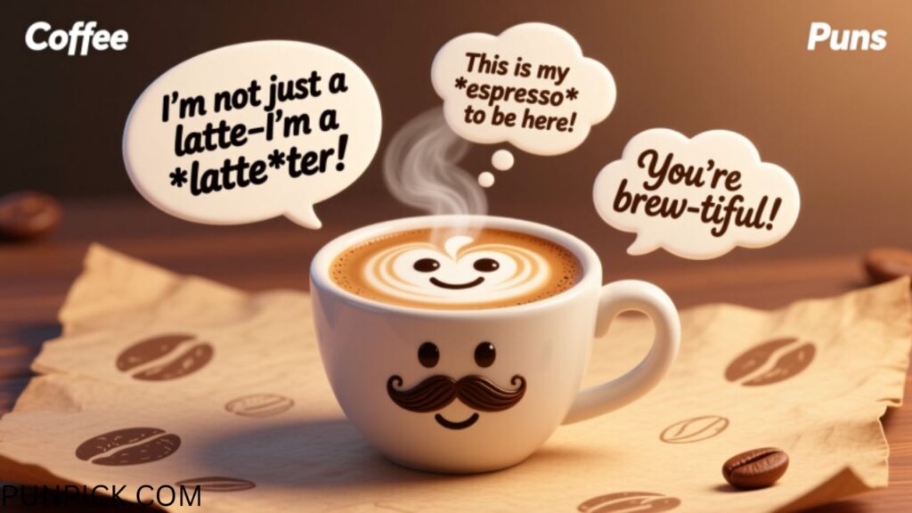 Coffee Latte Puns