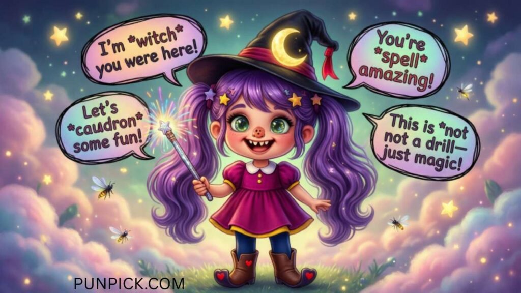 Cute Witch Puns For Kids