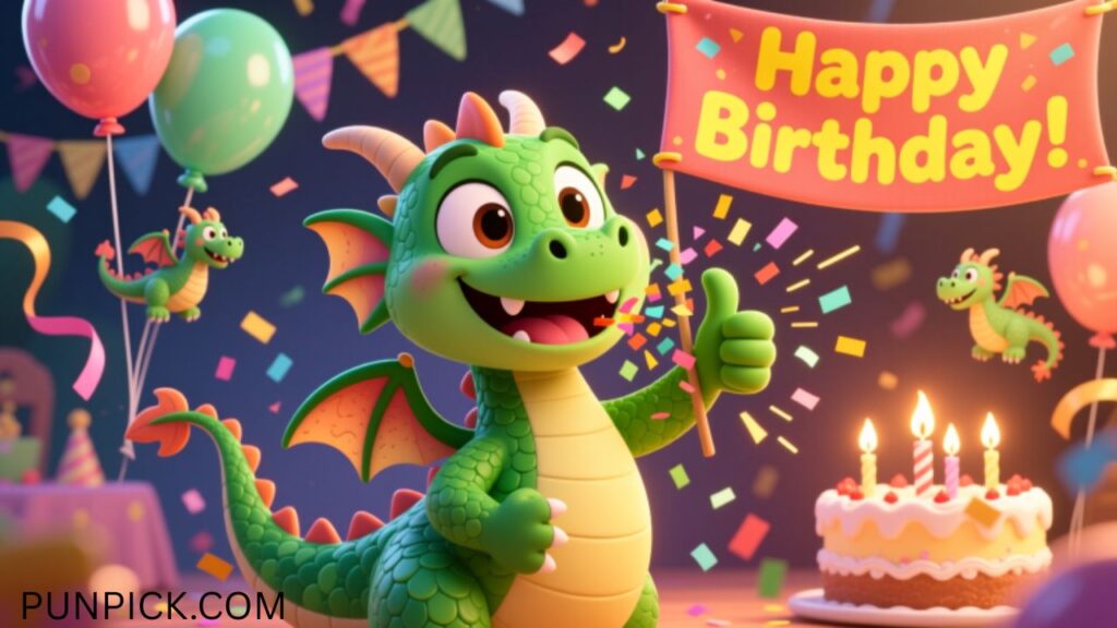 Dragon Puns Birthday
