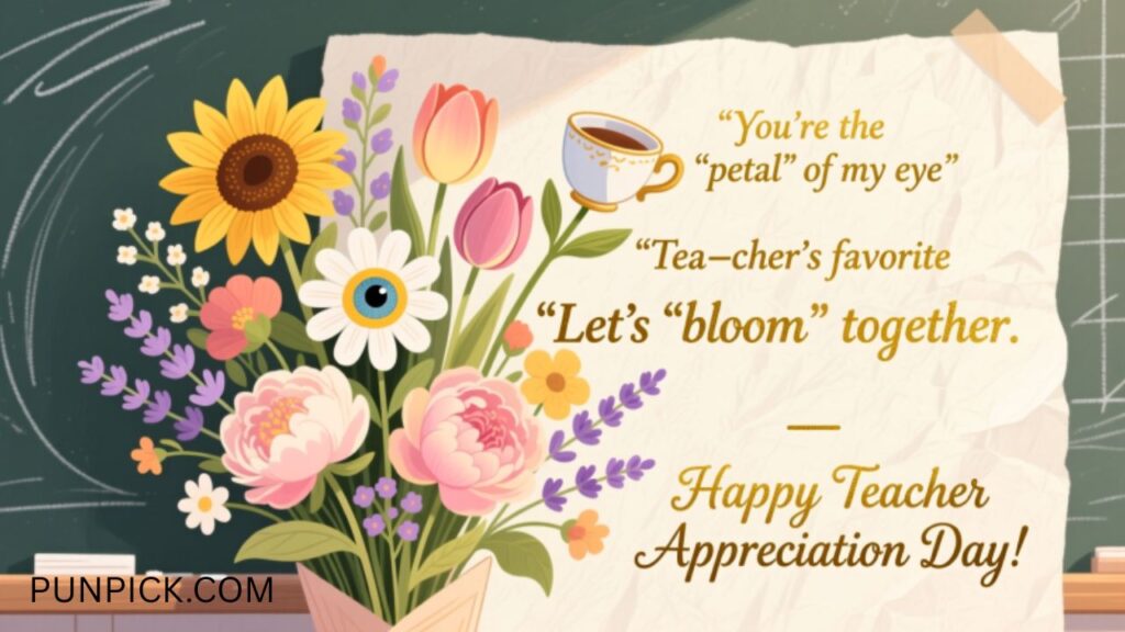 Flower Puns for Teachers