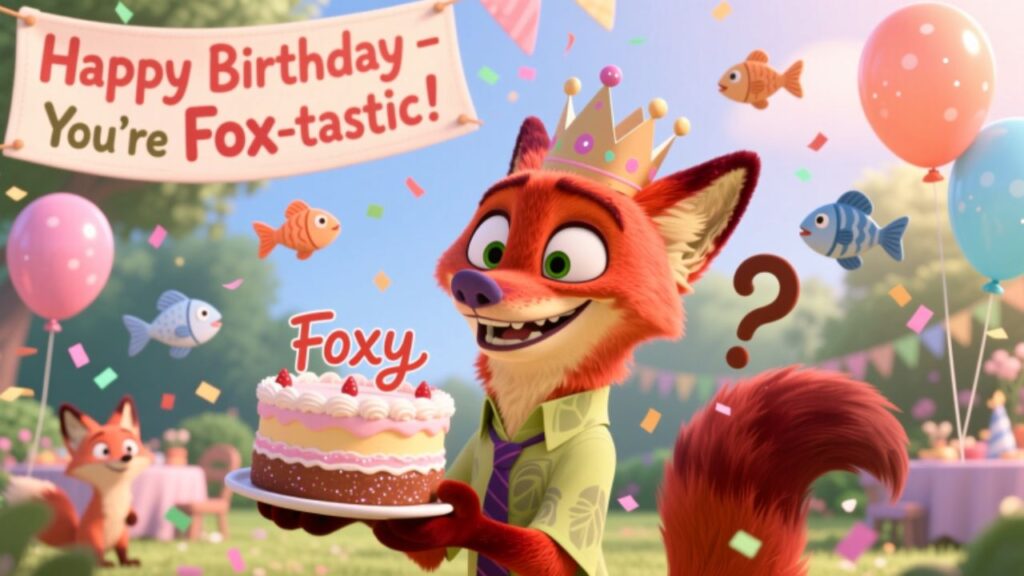 Fox Puns Birthday