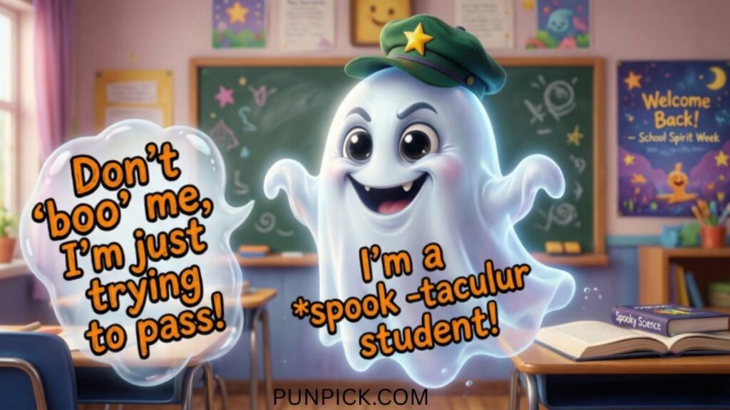 Funny Ghost Puns for School