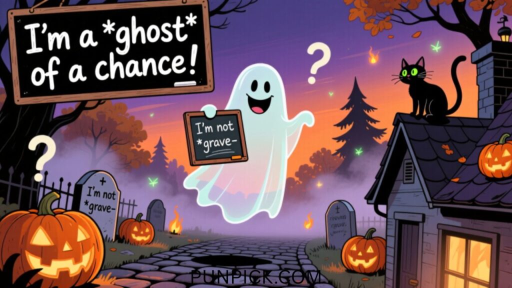 Ghost Puns and Jokes for Halloween