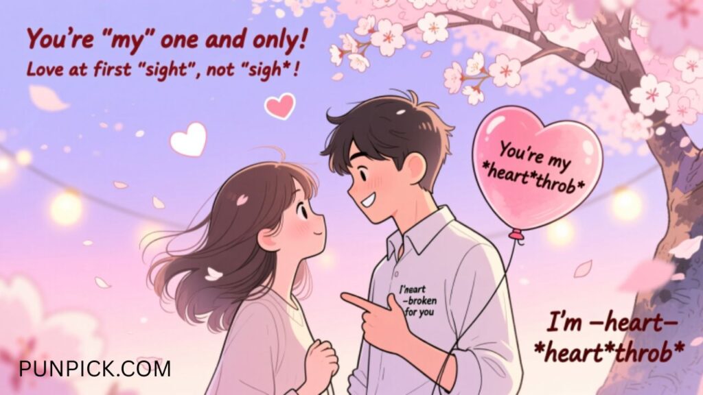 Heart Puns for Love at First Sight