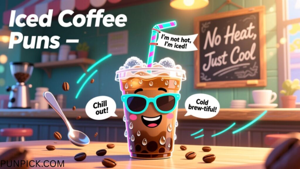 Iced Coffee Puns