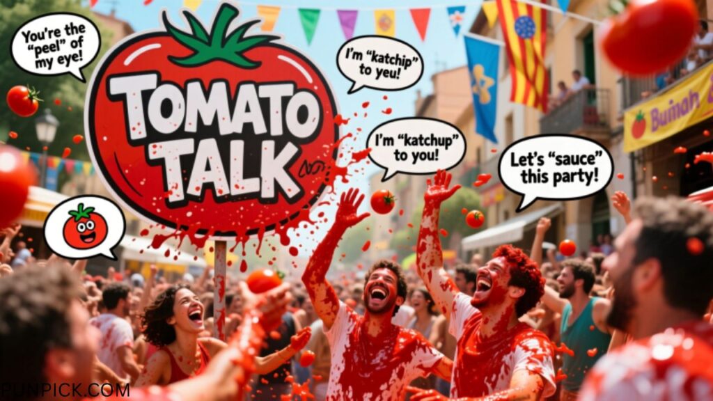 La Tomatina Themed Tomato Puns