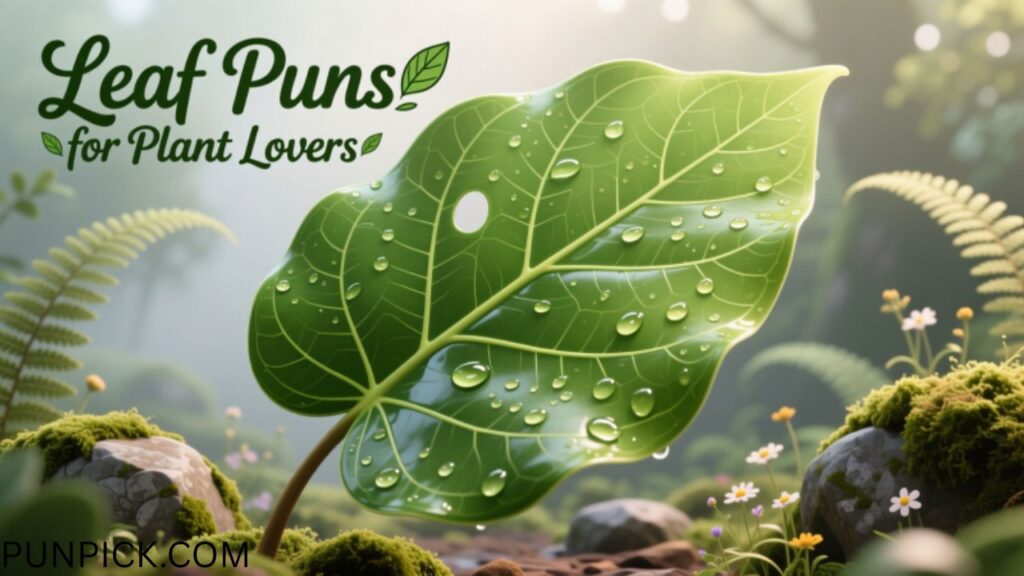 Leaf Puns for Plant Lovers