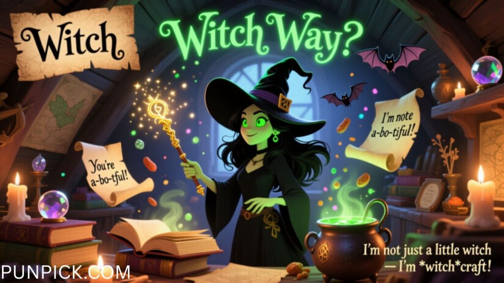Magically Approved Witch Puns