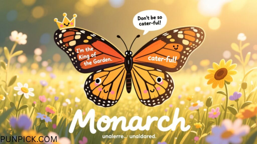 Monarch Butterfly Puns