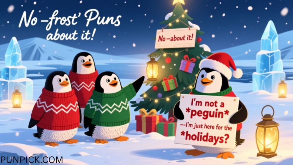 Penguin Puns Christmas