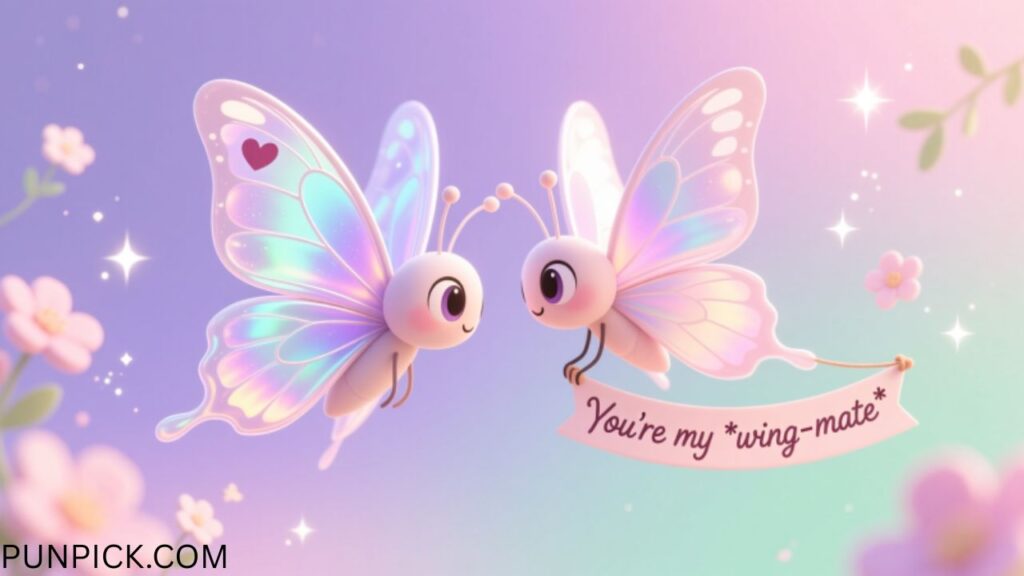 Romantic & Flirty Butterfly Puns