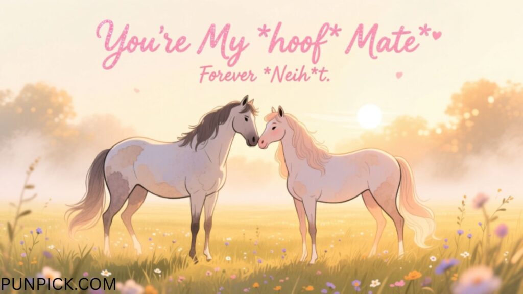Romantic Horse Love Puns