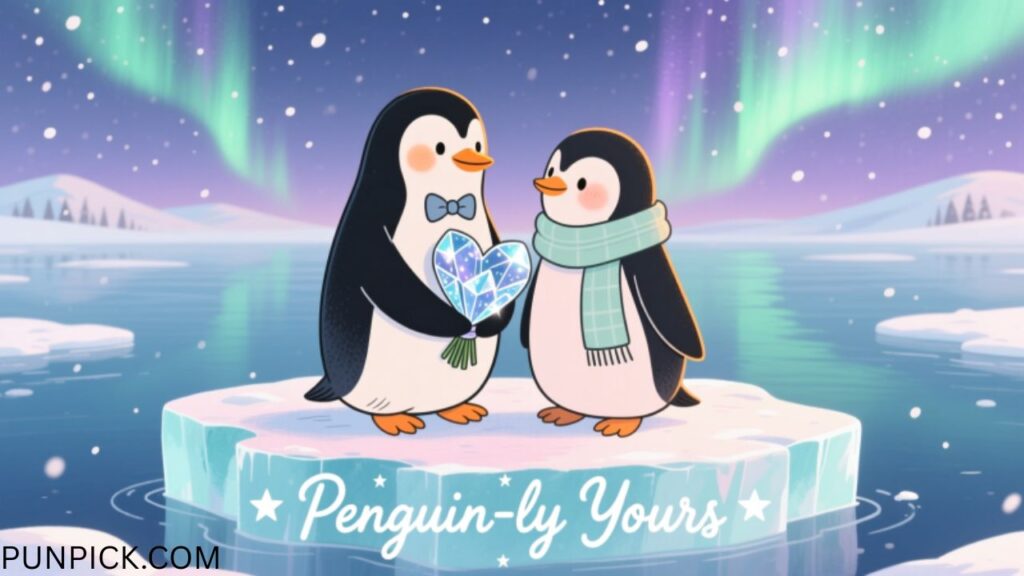 Romantic Penguin Puns