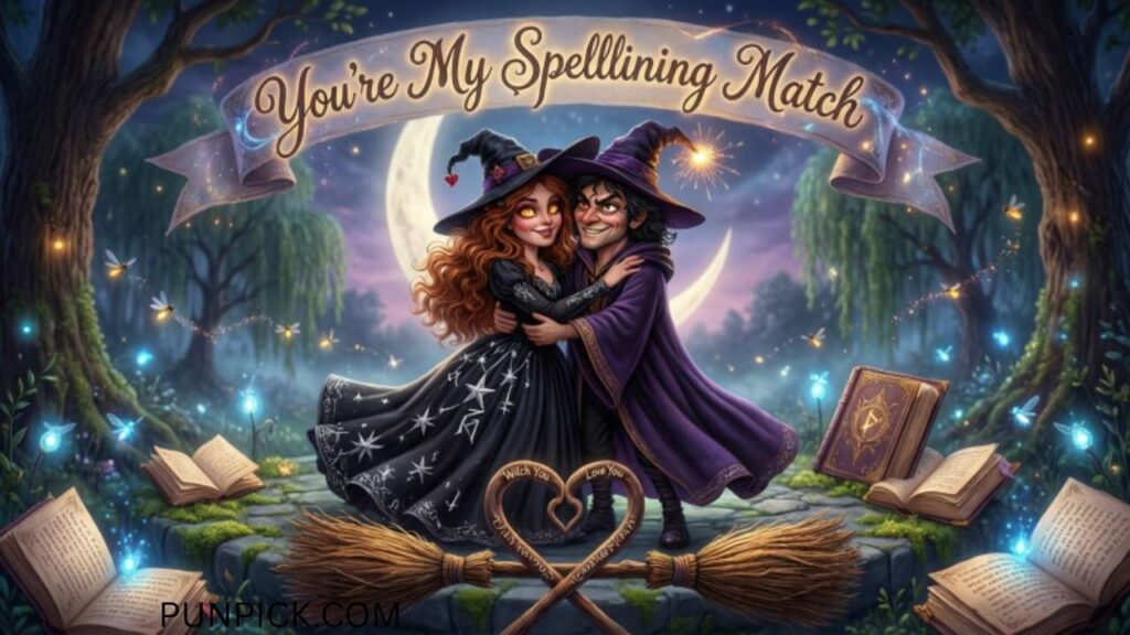 Romantic Witch Puns for Couples