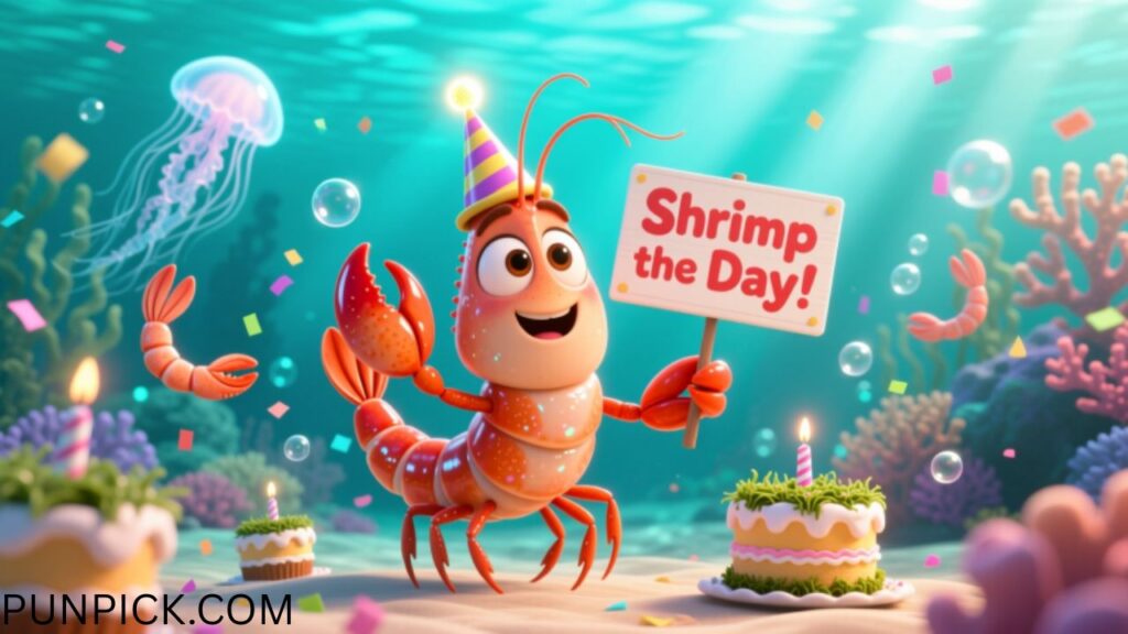Shrimp Birthday Puns