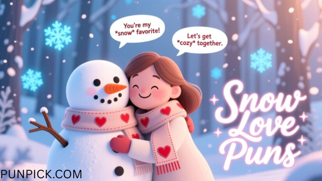 Snow Love Puns