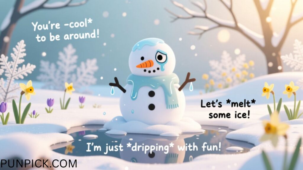 Snow Melting Puns