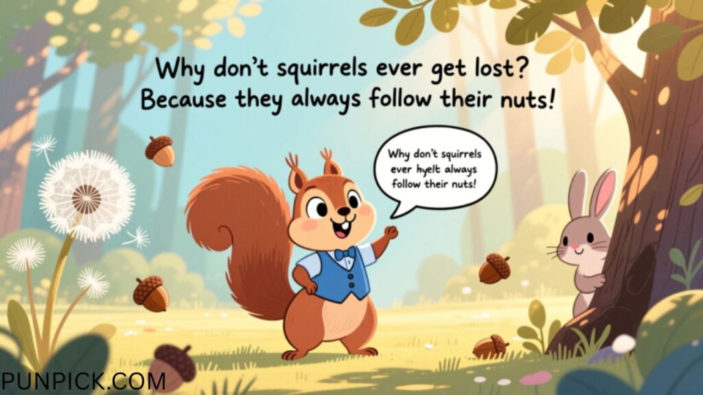 Squirrel Jokes For Kids