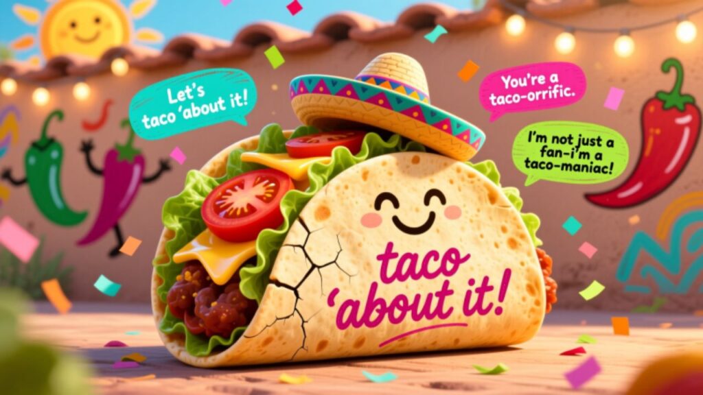 Taco Food Wordplay Puns