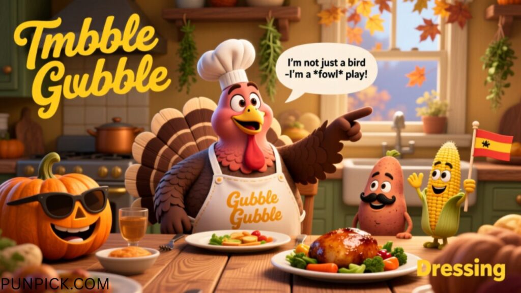 Turkey Puns for Thanksgiving Dinner