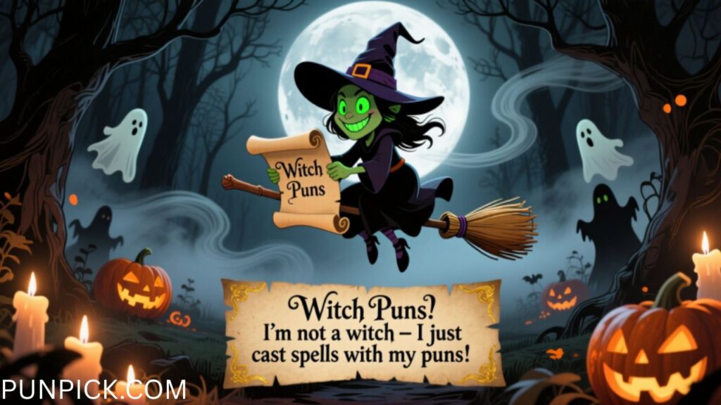 Witch Puns for Halloween