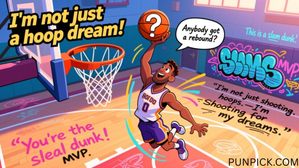 355+ Basketball Puns: Score Big Laughs & Slam Dunk Smiles