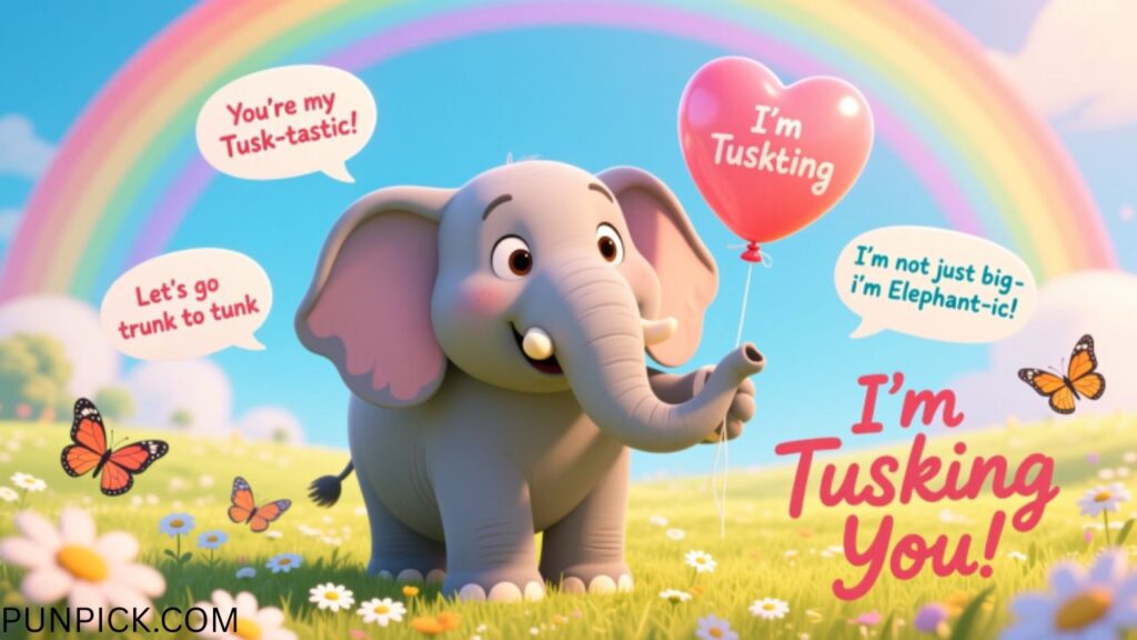 elephant love puns