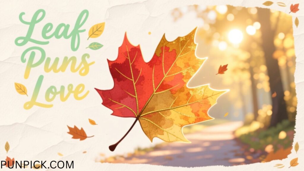 leaf puns love