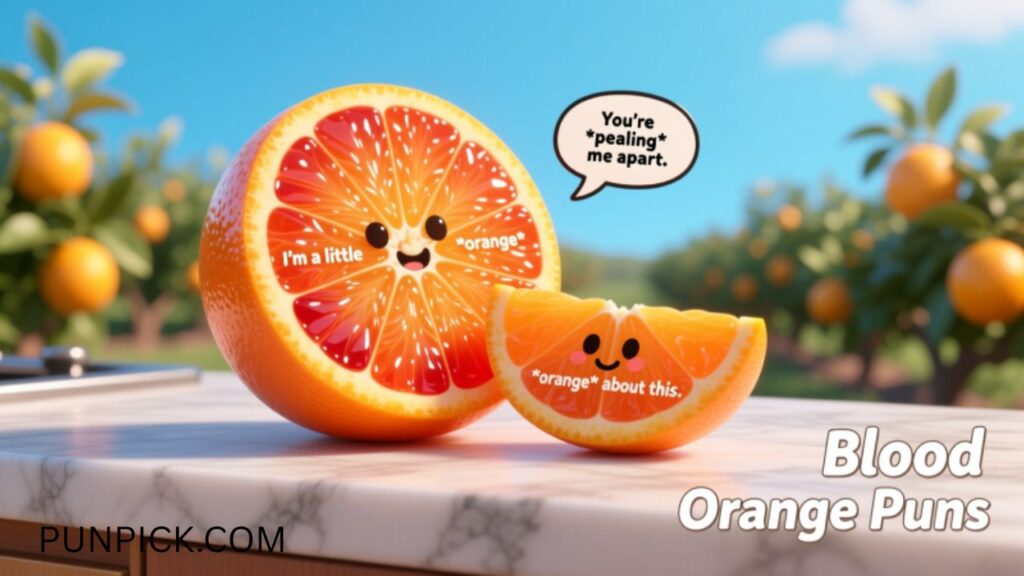 Blood Orange Puns
