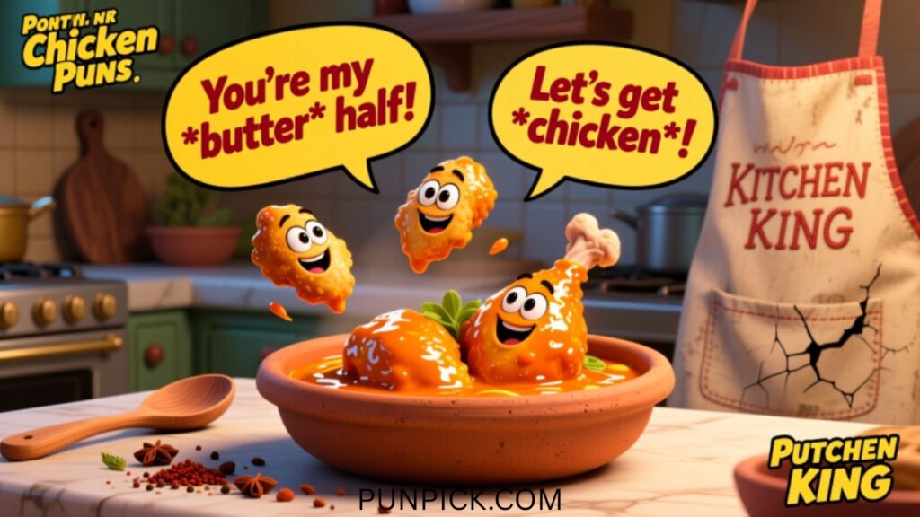 Butter Chicken Puns