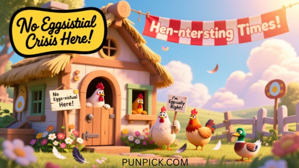 Chicken Coop Puns