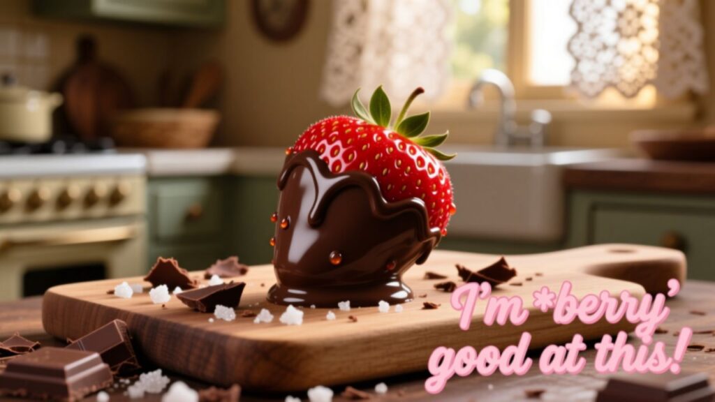 Chocolate Covered Strawberry Puns