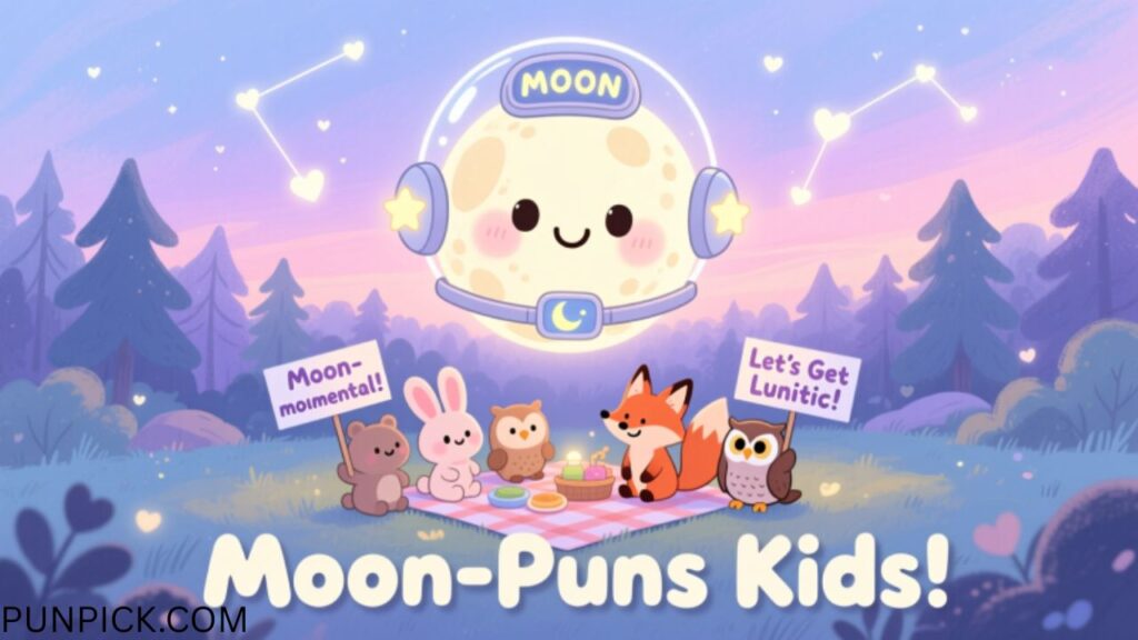 Cute Moon Puns For Kids