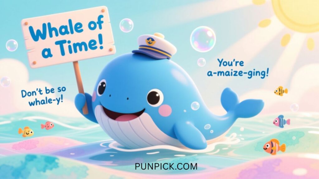 Cute Whale Puns for Kids