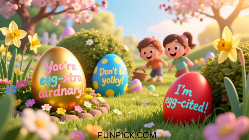 Egg Hunt Puns