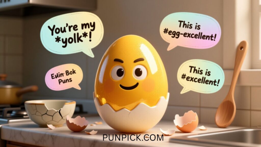 Egg Yolk Puns