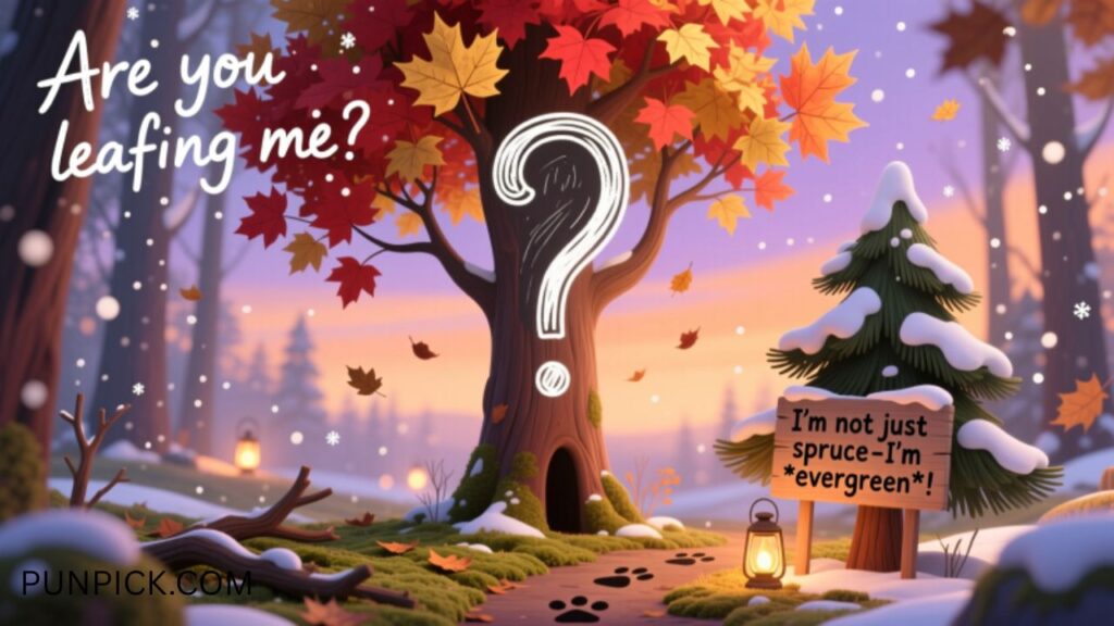 Fall and Winter Tree Puns