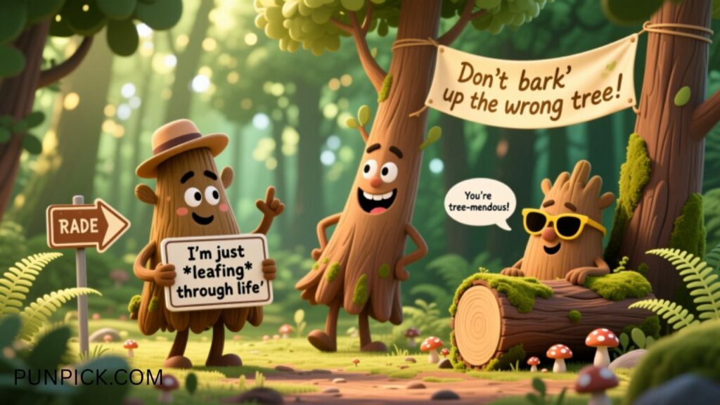 Forest-Themed Tree Puns