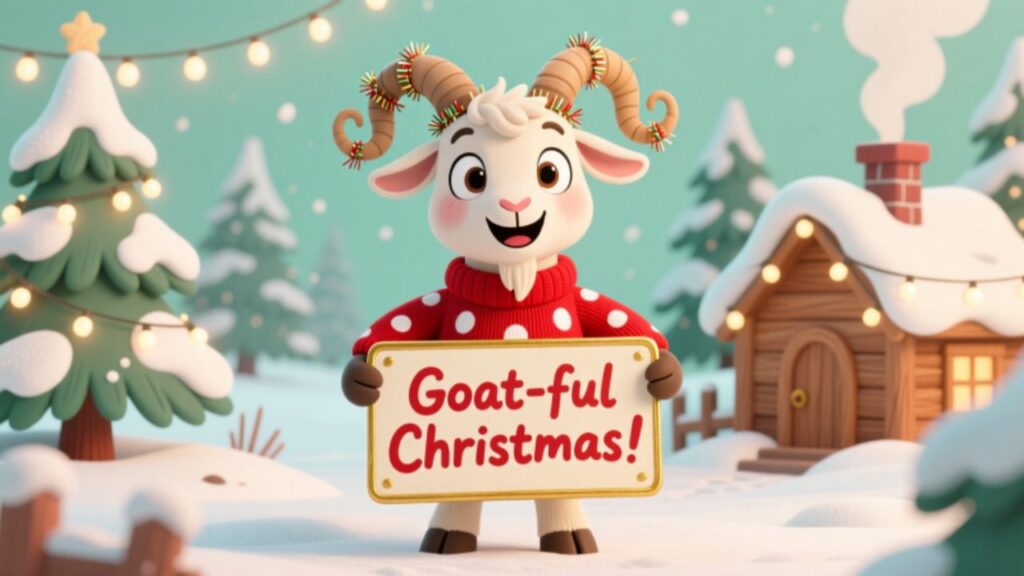 Goat Puns for Christmas
