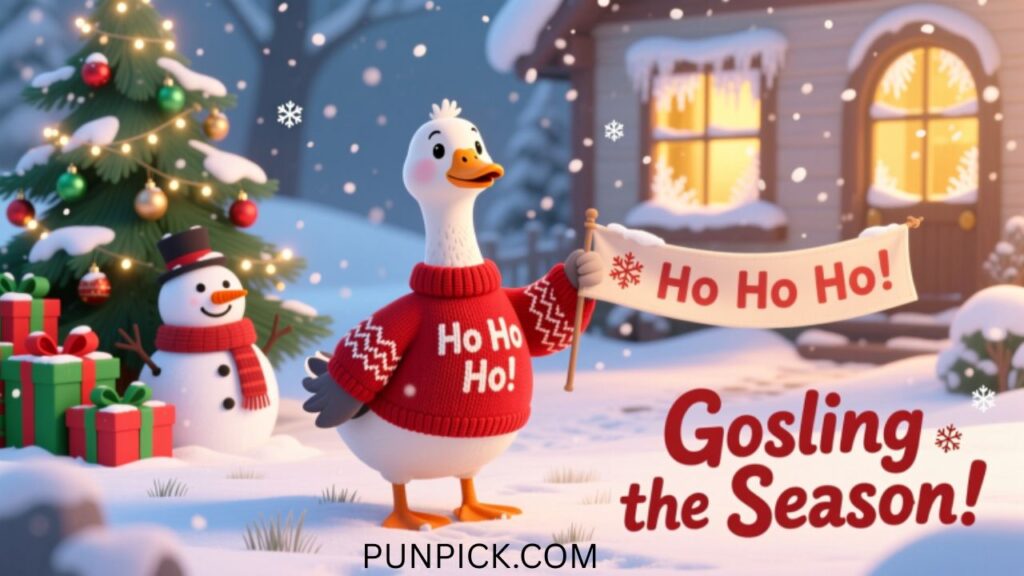 Goose Christmas Puns
