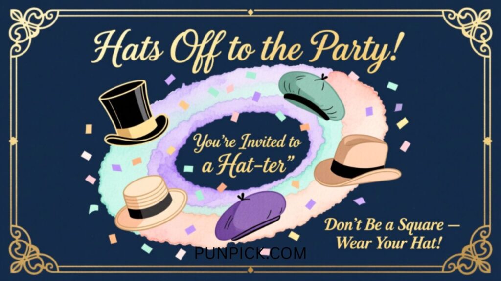 Hat Puns for Party Invitations