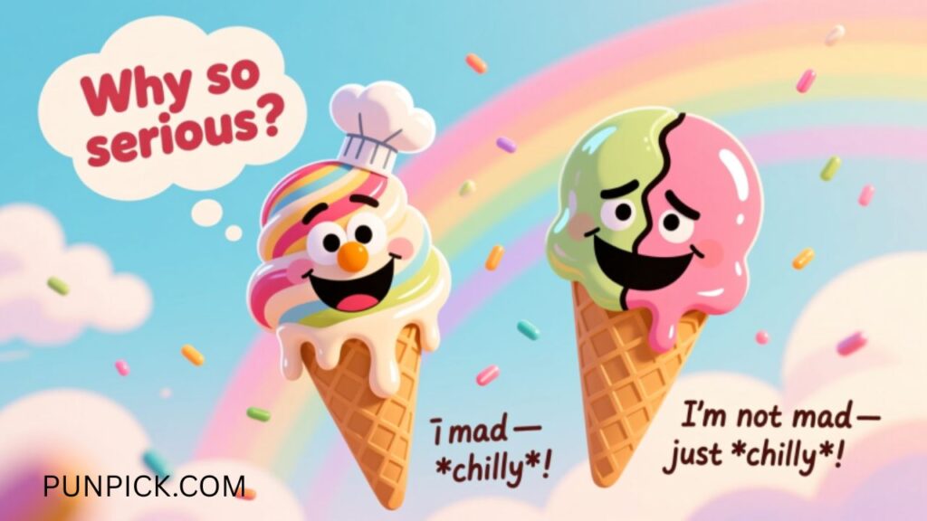 Ice Cream Cone Puns