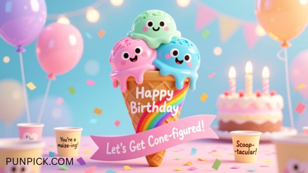 Ice Cream Puns For Birthday Parties
